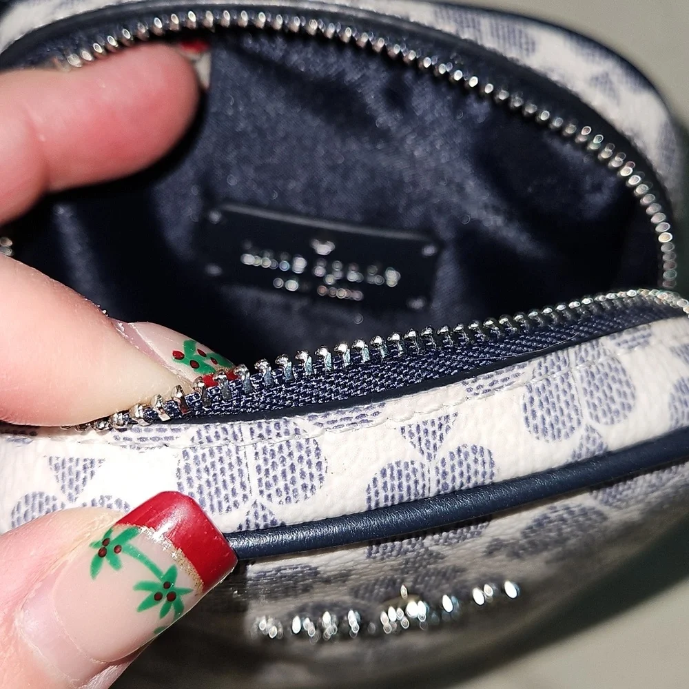 Kate Spade Navy Logo Pattern Crossbody Bag